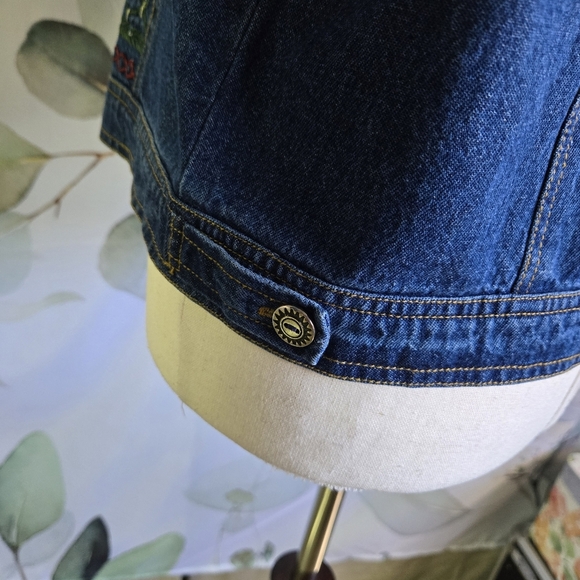 NEW IDENTITY | Vintage Embroidered Denim Jacket sz L - Picture 5 of 7